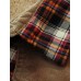 Mens Classic Plaid Piush Lined Long Sleeve Lapel Thick Vintage Shirt Jacket